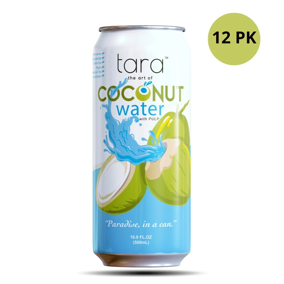 Coconut Water Can With Pulp