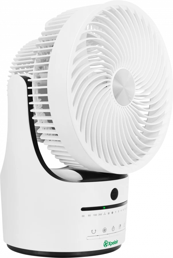 Dimplex Xpelair 360° Tabletop Desk Fan 45W White Cooling Night Timer  XPA360CF | eBay