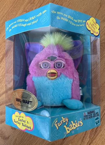 2000 Special Limited Edition Furby Babies "SPRING"Purple Eyes #70-951 New-Sealed
