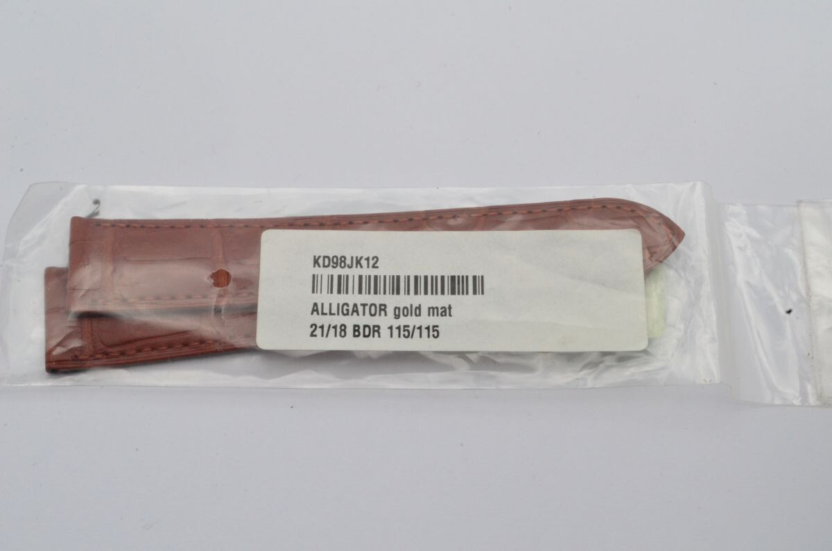 【Cartier新品トレー】 Cartier Leather Bracelet 21Mm Folding Clasp 18Mm New 21-18