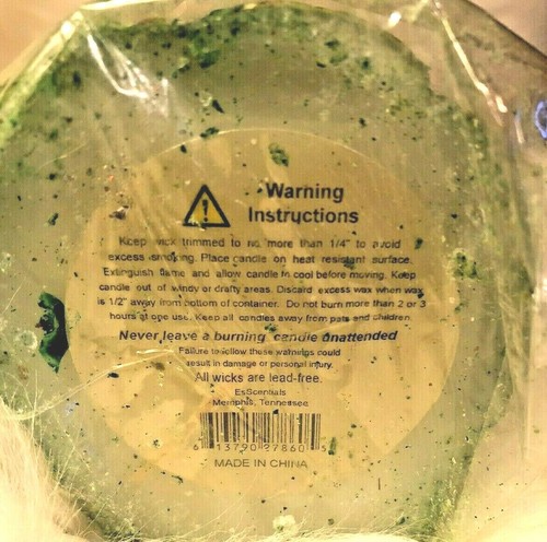 6 in. Green Cactus Candle New (Unscented) Burn Flicker Flame - Picture 5 of 5