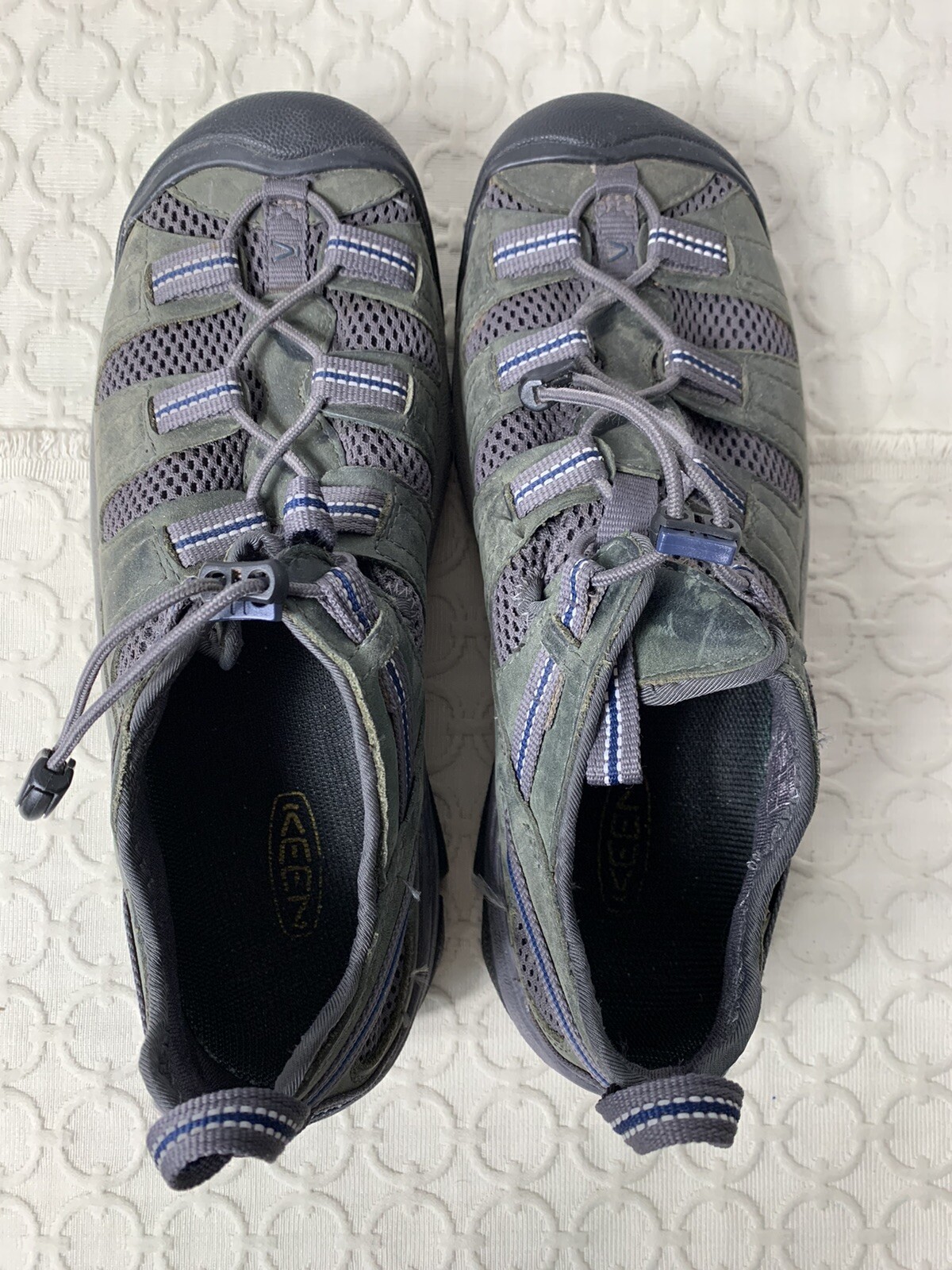 Scarpe da trekking Keen uomo impermeabili slide on sneakers taglia 9 verde viola