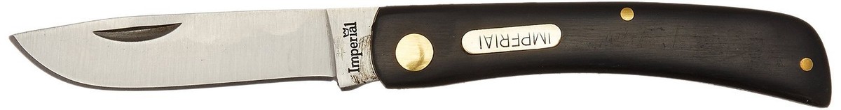 Schrade IMP22 Unisex Adult Black Imperial Pocket Knife Sodbuster