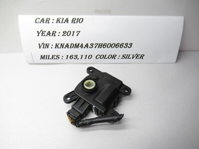 2012-2017 Kia Rio Heater Flap Motor Actuator Unit H40073-0880 OEM