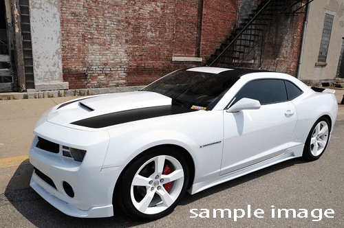 Red 2010-2015 Chevy "Camaro SS" Front + Rear MGP Brake Disc Caliper Covers 4pc - Picture 8 of 10