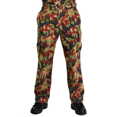 Original Swiss army pants M83 combat Alpenflage Camo field
