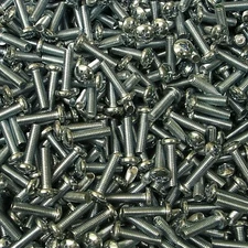 (500) #10-32 X 3/4" Phillips Pan Head Machine Screw Zinc Plated Fine Thread