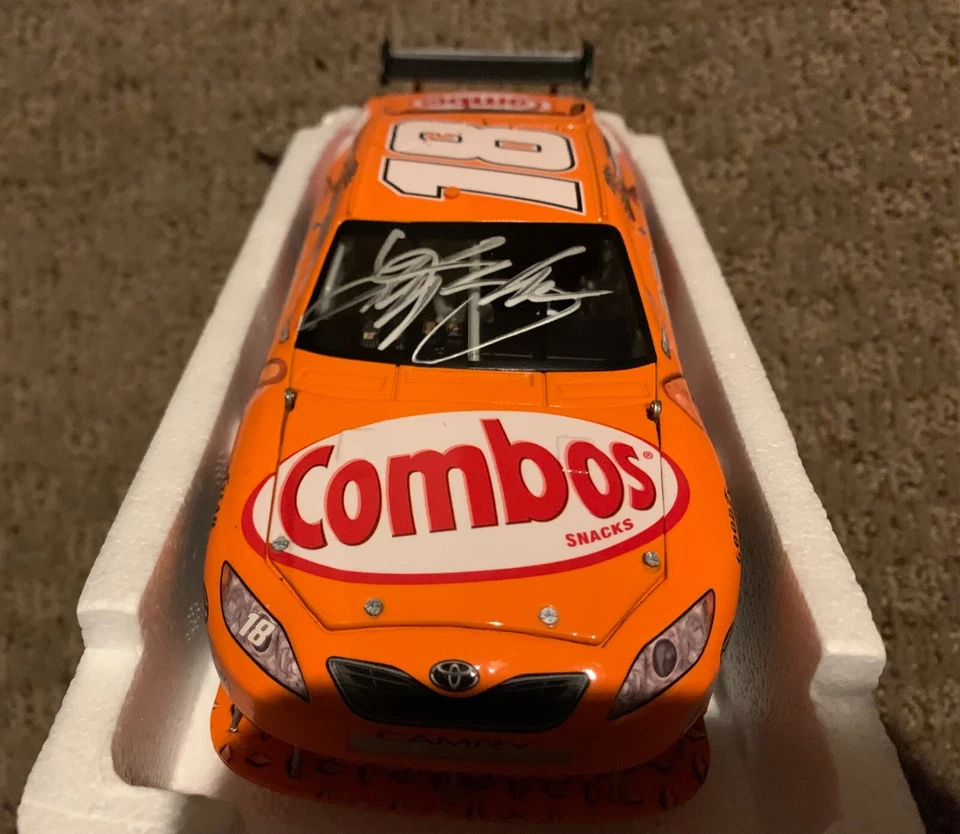 Kyle Busch 1/24 Autographed Combos Diecast - Image 4 of 4