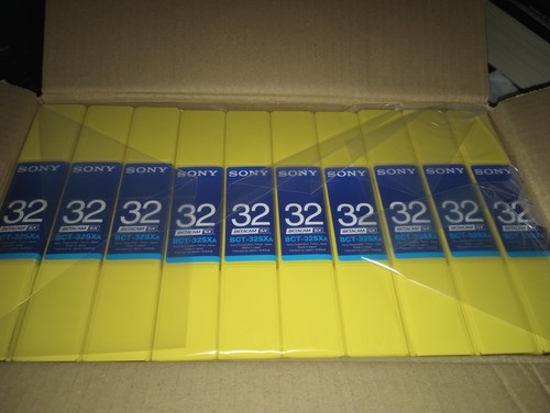 sony bct-32sxa betacam sx cassettes 10 PACK