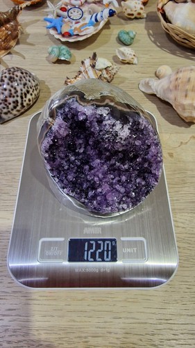 Amethyst Geode Cluster, Crystal Specimen 1220g - Picture 17 of 17