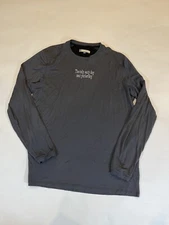 Ibex Men's 100% Merino Wool Long Sleeve Crew Neck Shirt Taupe Gray Size XL