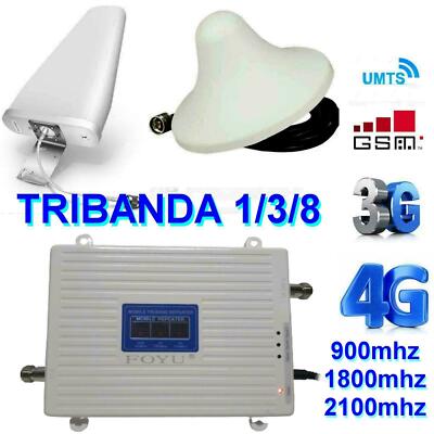 Tynmoel Amplificatore Tri Band Ripetitore Di Segnale 2G 3G 4G 5G - Foto 7