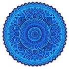 Mandala Beautiful Blue Car Vinyl Sticker - SELECT SIZE