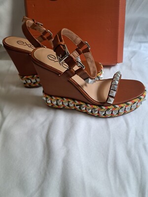 Keilabsatz Sandalen - Exé