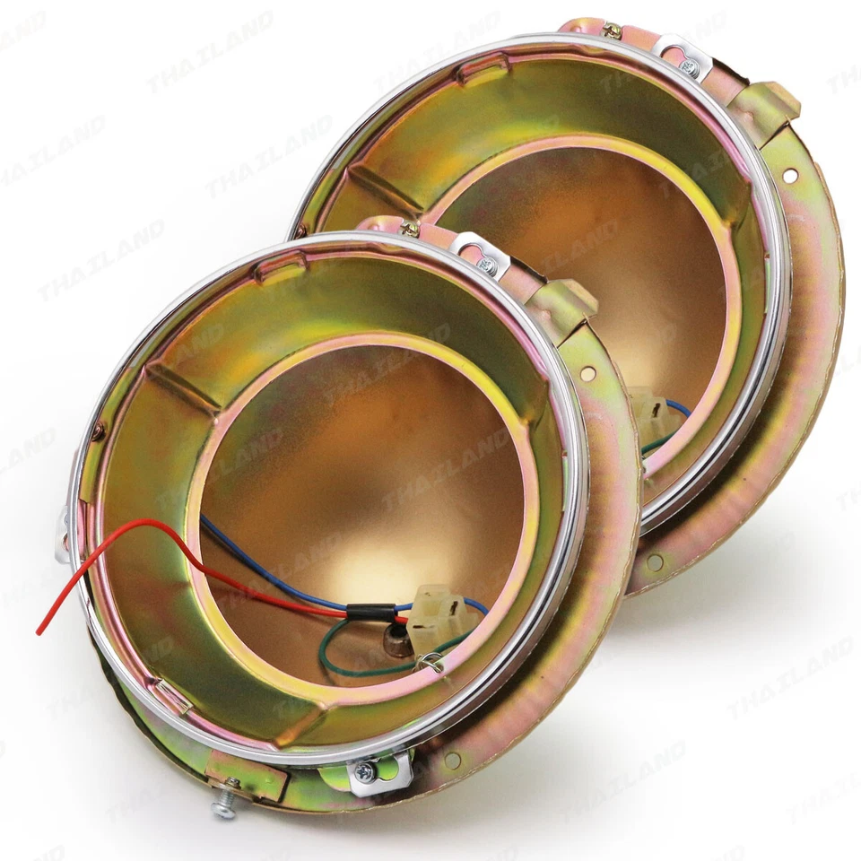 For Mazda Datsun 1300 1200 B110 310 1970 '77 Pair Headlight Bucket Housing 7" - Image 4 of 4