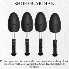 SHOE GUARDIAN Adjustable Plastic Shoe Tree Stretcher & Holder for Boots