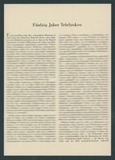 50 Jahre TFK Telefunken Radio Rundfunk Fernsehen Elektronik Farbfoto Berlin 1953
