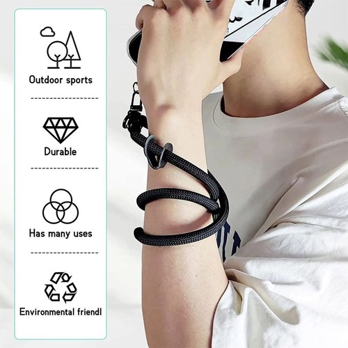 Anti-lost Mobile Phone Lanyard with Tether Tab Neck Strap Men Women - Photo 4 sur 20