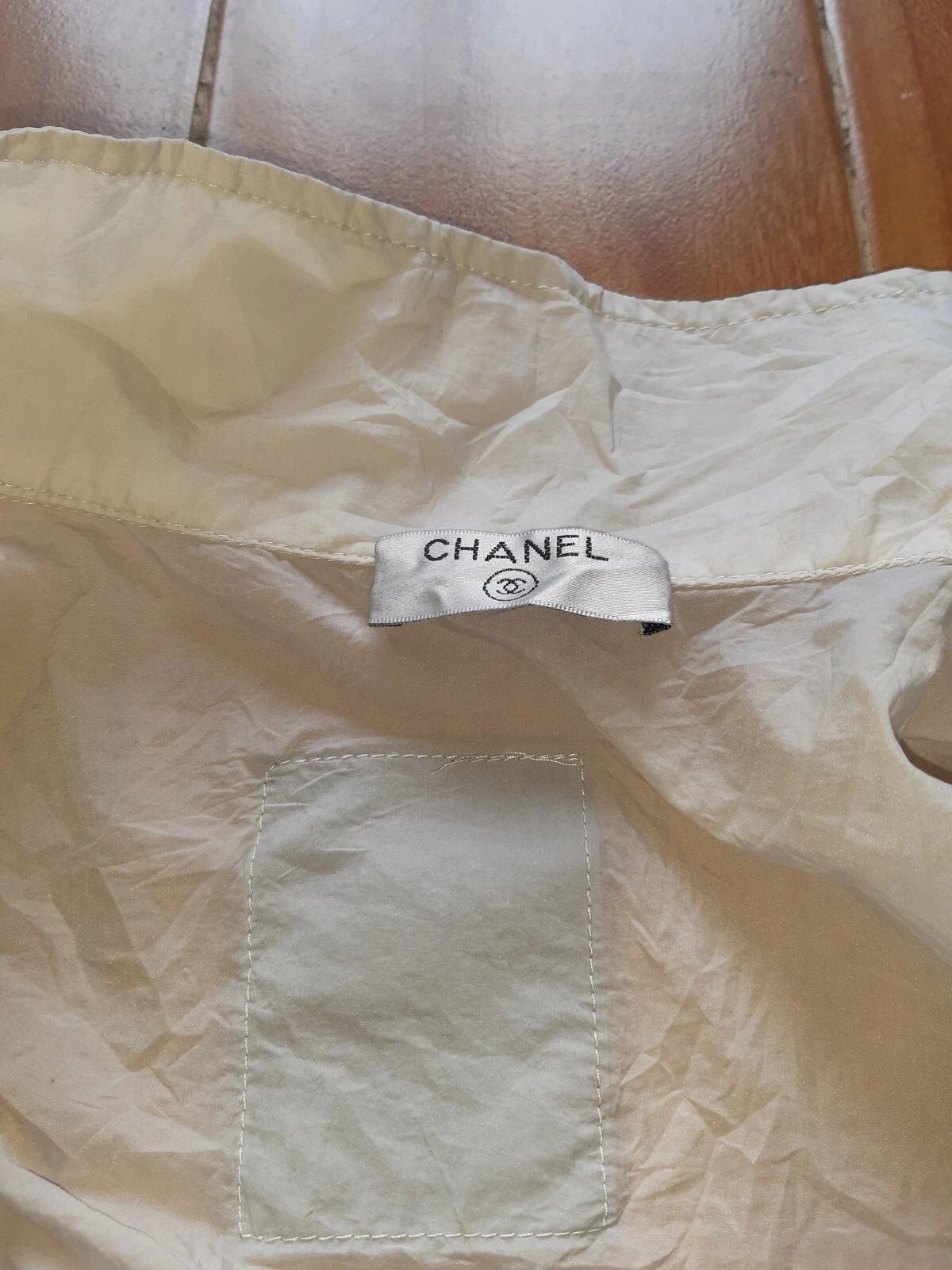 Autentica giacca bianca Chanel taglia 36 made in France