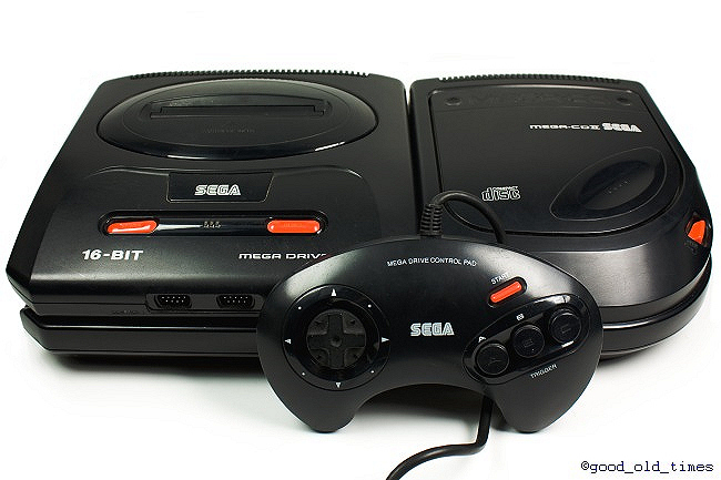 SEGA Mega-CD 2 Konsole + Mega Drive 2 + Pad + Strom- & TV SEGA Mega-CD 2 Konsole + Mega Drive 2 + Pad + Strom- & TV