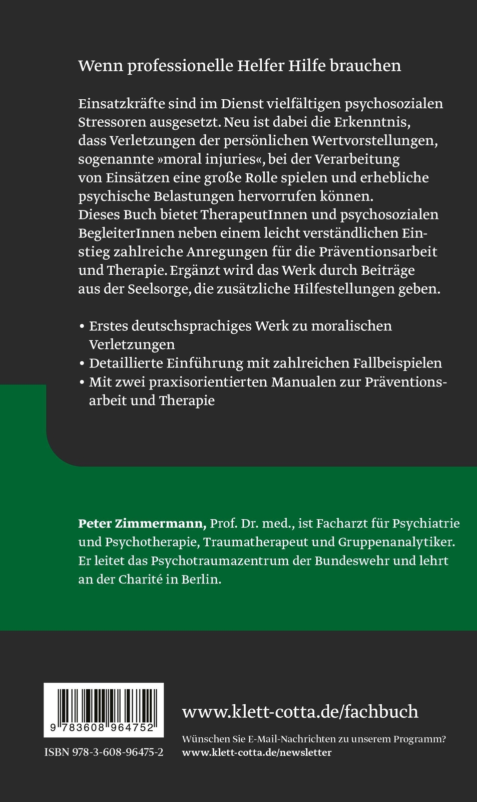Thumbnail - Trauma Und Moralische Konflikte Peter Zimmermann Buch