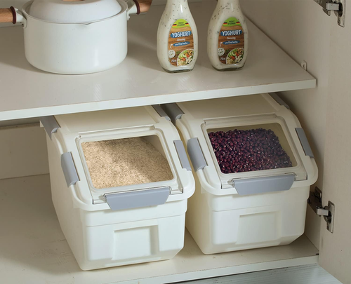 2 Pack Airtight Flour Storage Container with Scoop,Dry Food, Sugar, Baking Suppl - Picture 2 of 12