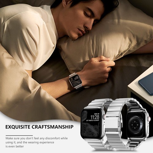 Taśma tytanowa klamra magnetyczna do bransoletki Apple Watch Ultra 2 i Ultra 1 - 49 mm - Zdjęcie 8 z 17
