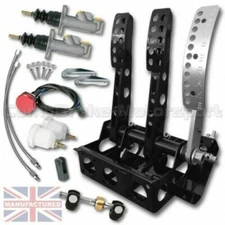 UNIVERSAL REAR CYLINDER FACING FLOOR MOUNTED CABLE CLUTCH PEDAL BOX KIT