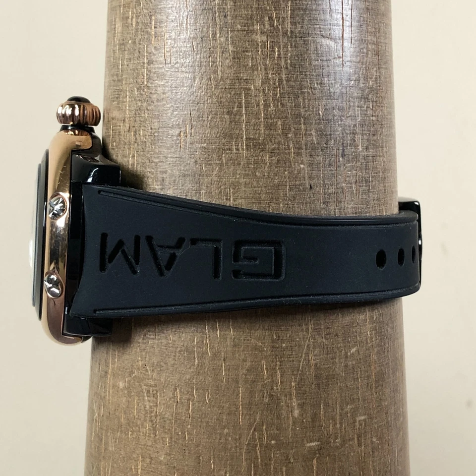 Reloj Glam Rock Mujer GR64000 Swiss Miami Beach Banda Silicona Cuarzo 40mm 7 1/4" Foto 3 de 4