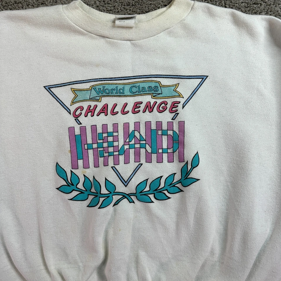 Moletom feminino vintage Head Sportswear M tênis World Class Challenge FLAW - Imagem 3 de 4