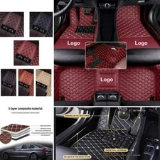 For Mercedes Benz A/M/C/GLE/GLC/GLB AMG Car Floor Mats Custom Carpets Waterproof