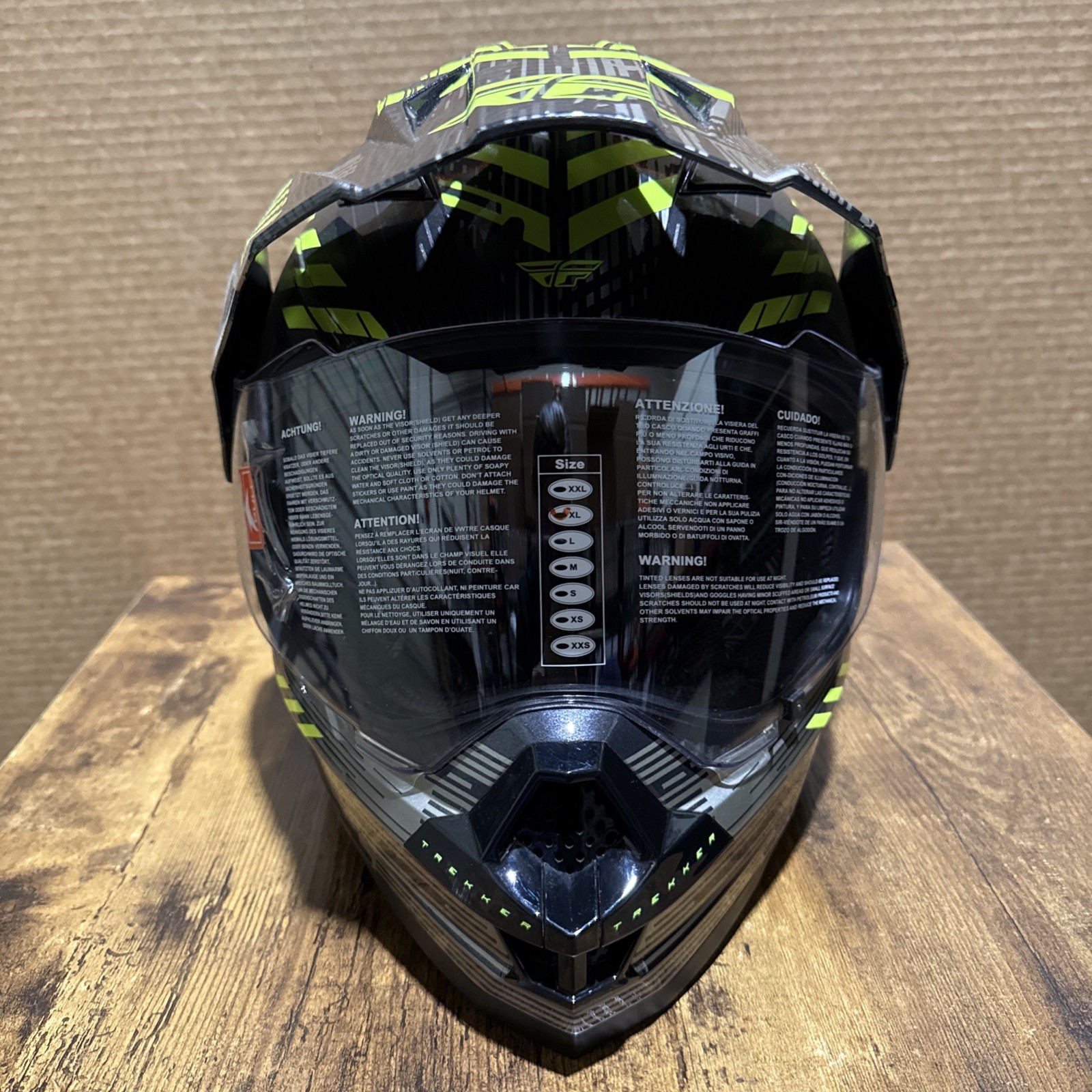 Fly Racing Trekker Offroad Motorcycle Helmet - XLarge - Blac