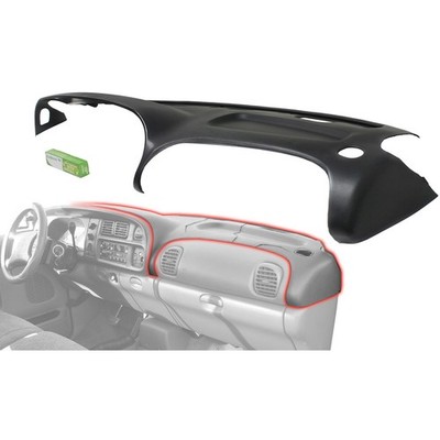 Dash Cover For 1998-2001 Dodge Ram 1500 2500 3500 Black Molded Overlay 99815013