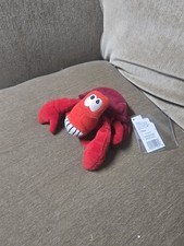 Walt Disney World The Little Mermaid Sebastian Crab 6" Bean Bag Plush New