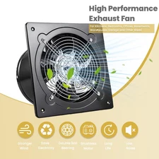 8 IN Exhaust Fan for Kitchen 682CFM Household Exhaust Blower Ventilation Fan 80W