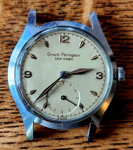 1950s All Original Girard Perregaux Sea Hawk Watch