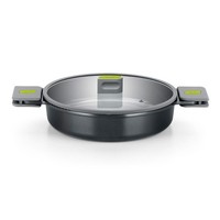 Bra Life | Niedriger Kochtopf 24 Cm, 100 % Zertifiziertes Recyceltes Aluminiumgu