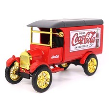 1926 Ford Model Tt Delivery Van Coca-cola Red With Gold Wheels 143 Diecast 1926 Ford Model Tt Delivery Van Coca-cola Red With Gold Wheels 143 Diecast