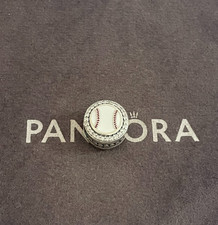 Pandora Engravable Baseball Exclusive Bead Charm  S925 Sterling Silver