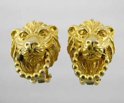 Vintage Mimi Di N Gold Tone Vintage Mimi Di N Statement Gold Tone Horse Buckle Made In  main image 3