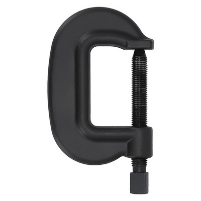 Heavy Duty Steel C-Clamp 4'' Width 4.5'' Opening Machinist Workshop Tool Black
