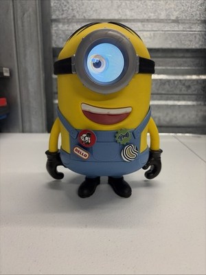 Minions 2019 The Rise Of Gru Real Live Stuart 8'' Sound Animated Eye WORKS GREAT