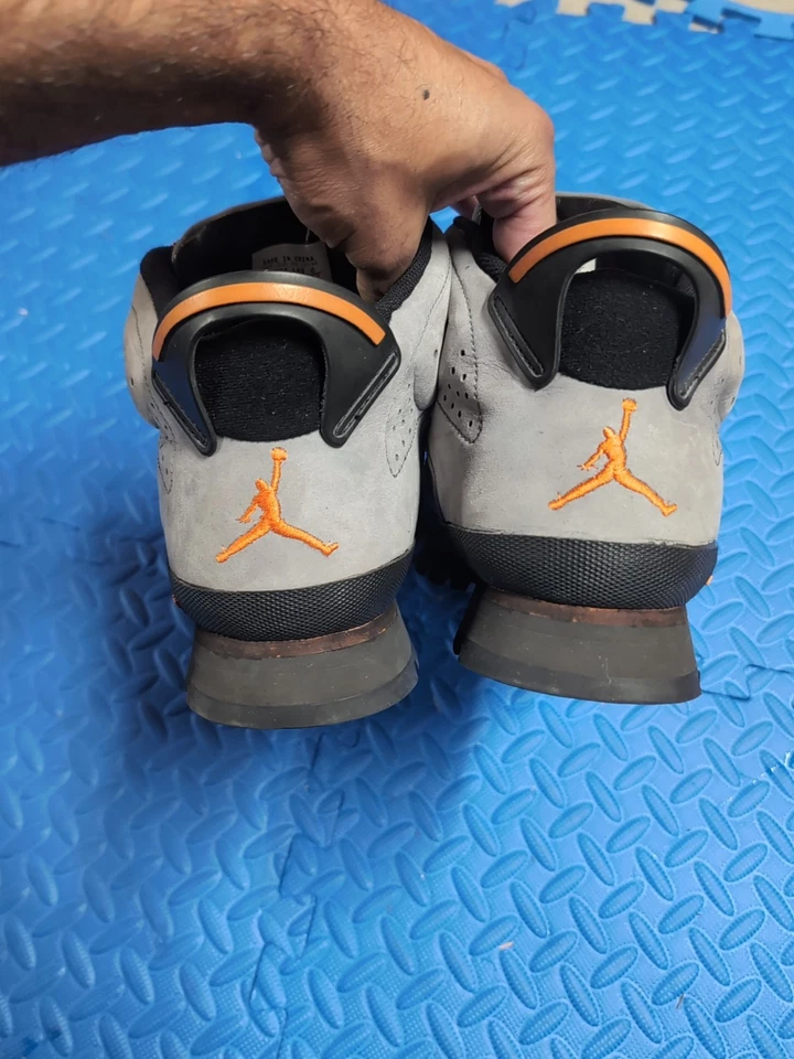 Talla 14 - Bota Air Jordan 6 AJB Cool Grey Orange Blaze 2002! 303897-002 Raro 🔥 Foto 4 de 4