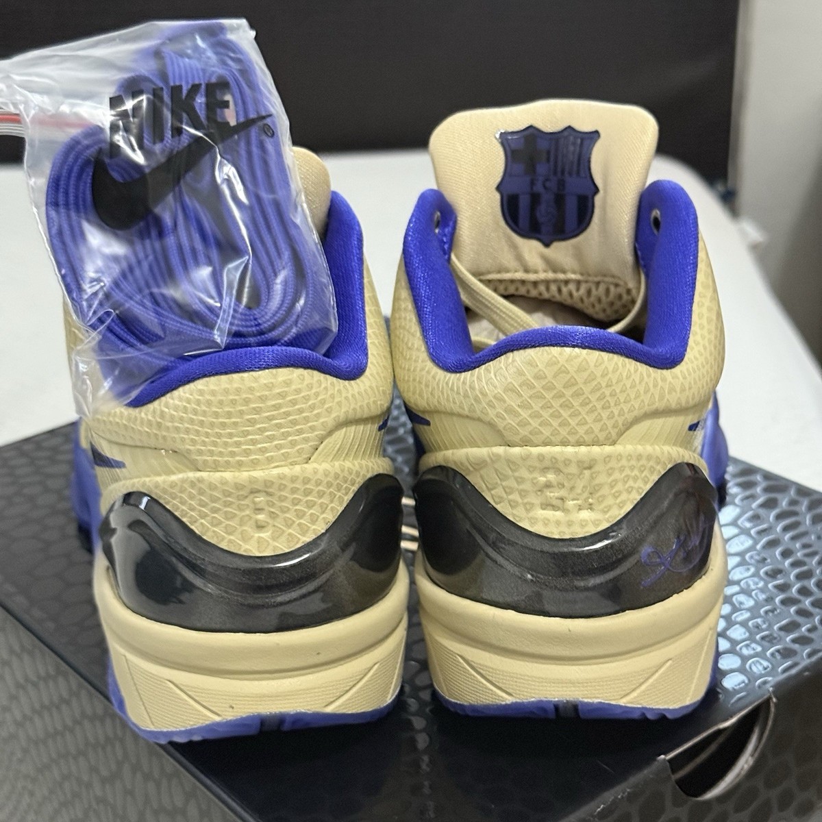Nike Kobe 4 Protro FC Barcelona Team Gold Purple(GS) HQ2303-700