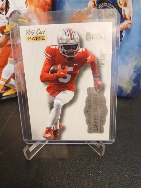 Garrett Wilson 2022 Wild Card Matte Numbered 48/100 - Ohio State Buckeyes