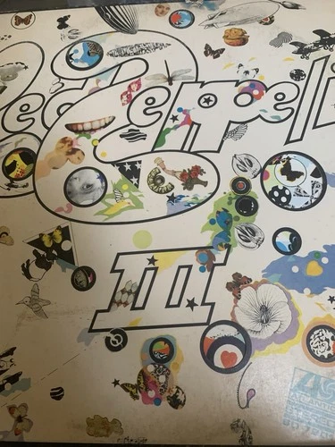 LED ZEPPELIN "III" RARE EARLY 73 PRESSING WITH WHEEL IN TACT