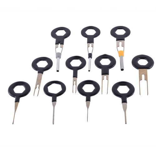11x Coche Terminal Eliminación Herramienta Cableado Conector Extractor Release - Picture 5 of 9