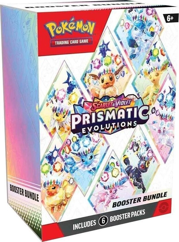 Pokémon TCG: S&V Prismatic Evolutions Booster Bundle (6pks) Factory Sealed