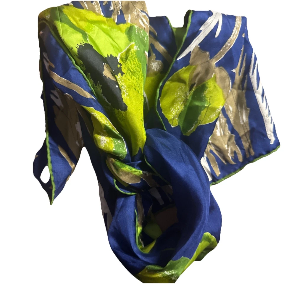 Vintage Authentic Vera Poppy  Scarf Hand Rolled - Image 3 of 4