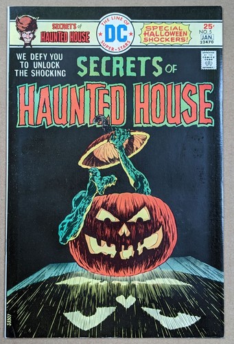 SECRETS OF HAUNTED HOUSE # 5 US Comic 1975 CLASSIC WRIGHTSON COVER